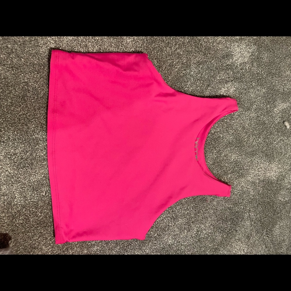 hot pink sports top